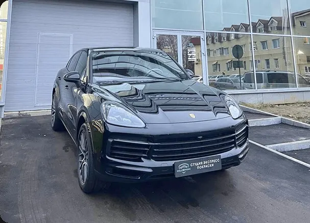 Porsche Cayenne — Покраска капота и крышки багажника